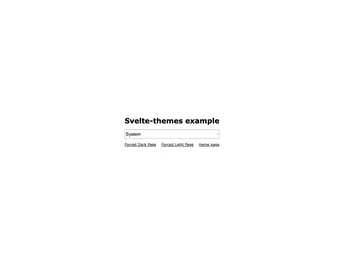 Svelte Themes screenshot