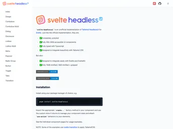 Svelte Headlessui screenshot