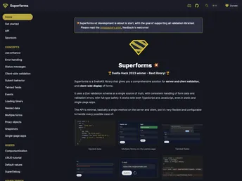 Sveltekit Superforms screenshot