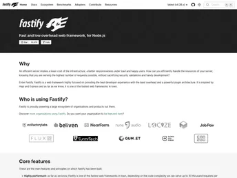 Fastify Example screenshot