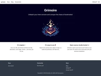 Grimoire screenshot