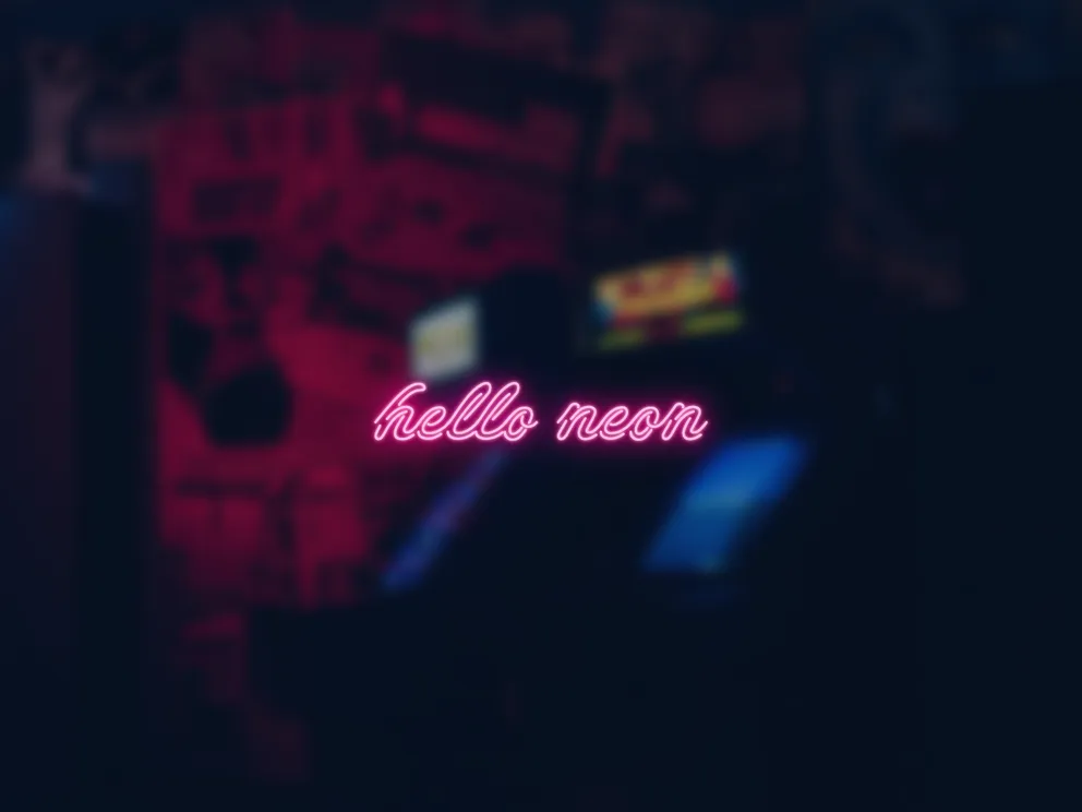 Lightdm Neon | Svelte Themes