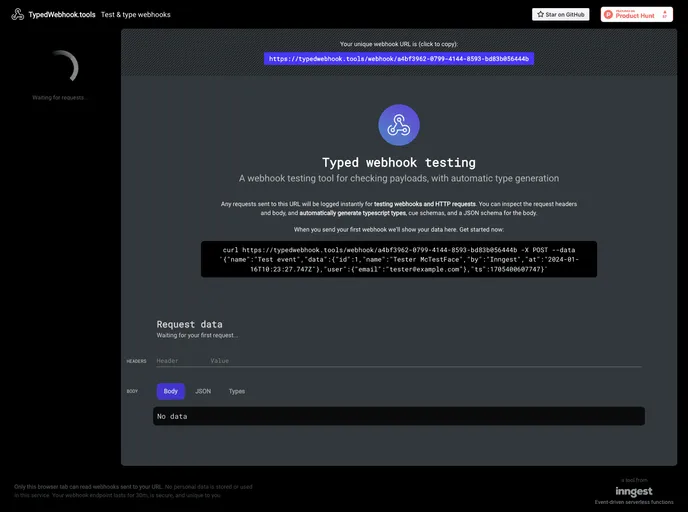 Typedwebhook.tools screenshot