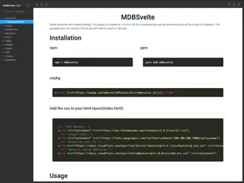 Mdbsvelte screenshot