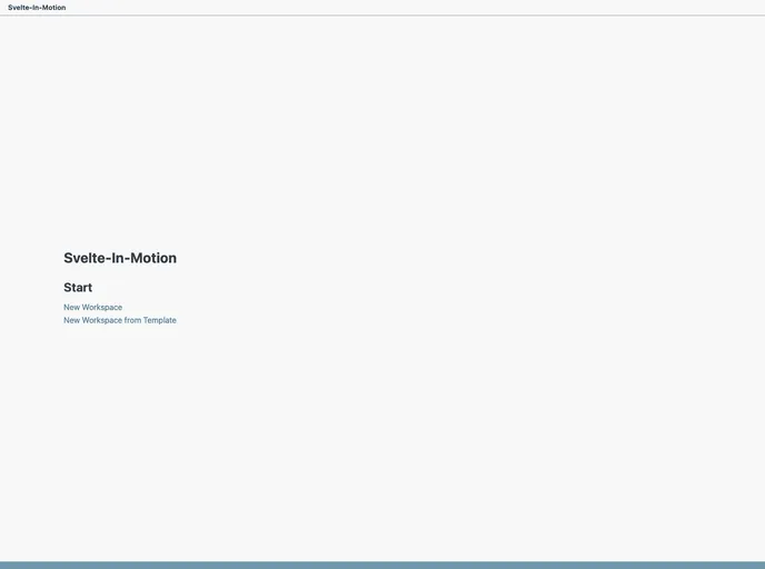 Svelte In Motion screenshot