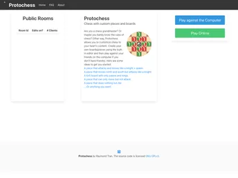Protochess screenshot