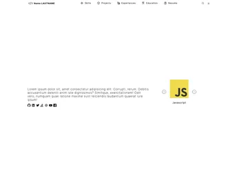 Slick Portfolio Svelte screenshot