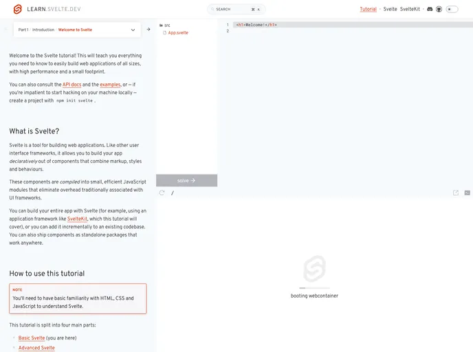Learn.svelte.dev screenshot