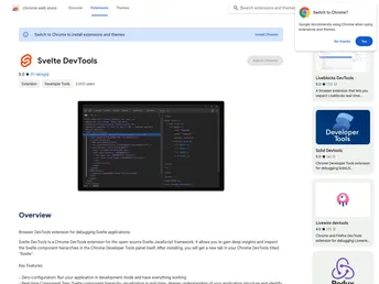 Svelte Devtools screenshot