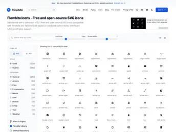 Flowbite Icons screenshot